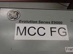 GE Evolution Series E9000 Motor Control with (5) Verticals