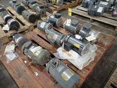 Lot of (9) Assorted Motors
