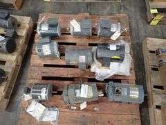 Lot of (9) Assorted Motors