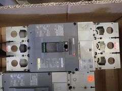 Lot of (3) Square D Power Pact Circuit Breakers