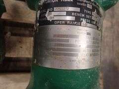 Lot of (4) Fisher Valves with Actuators