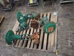 Lot of (4) Fisher Valves with Actuators