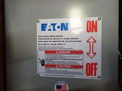 Lot of (2) Eaton 30A Heavy Duty Safety Switches and Lighting Contactor