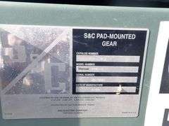 S&C 15KV Pad-Mount Switch