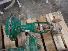 Lot of (4) Fisher Valves with Actuators