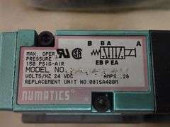 Lot of (8) Numatics Solenoid Valves