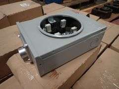 Lot of (15) Eaton Enclosed 125A Meter Sockets