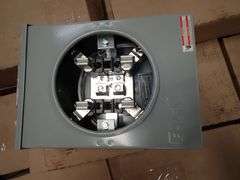 Lot of (15) Eaton Enclosed 125A Meter Sockets