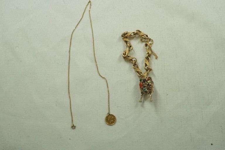 Lot of 14k Yellow Gold Jewelry