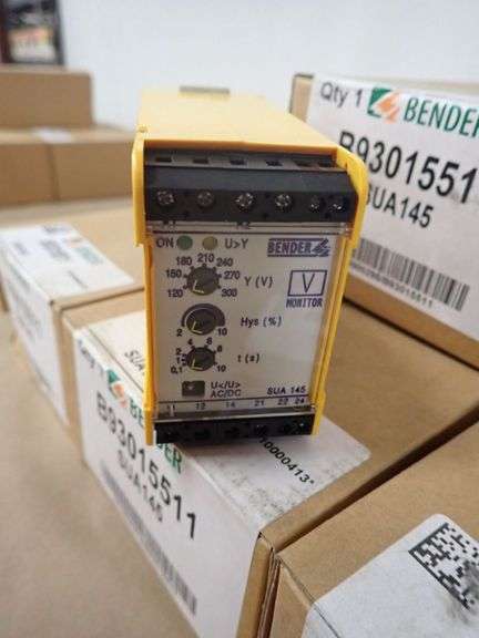 Lot of (7) Bender Voltage Relays