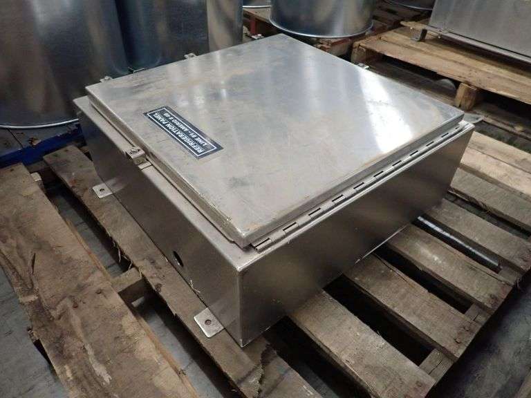 Hoffman Industrial Control Panel Enclosure with Electrical Components ...