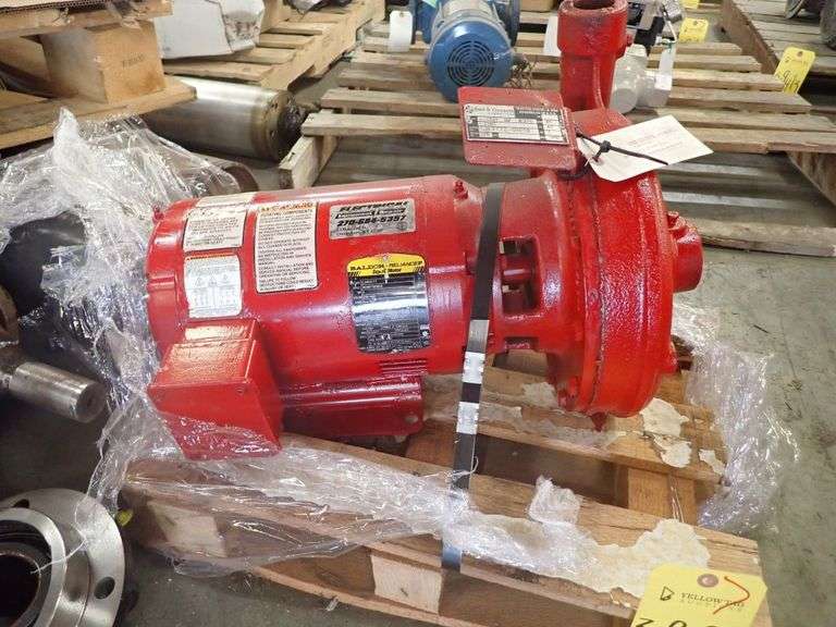 Bell & Gossett Pump with 3 HP Baldor Reliance Super E Motor