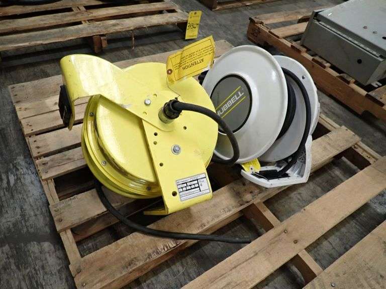 Lot of (2) Industrial Cord Reels