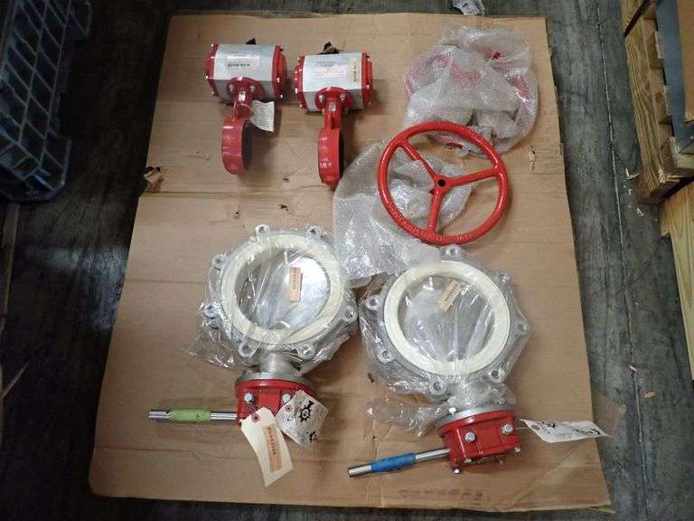 Lot of Assorted Valves and Handwheels