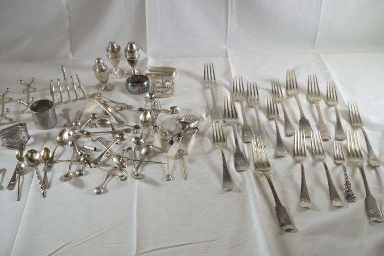 Lot of Assorted Flatware - Yellow Tag Auctions