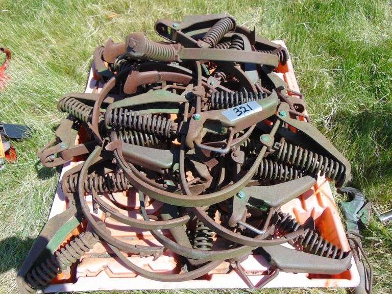 PALLET OF 20+ JD FIELD CULTIVATOR SHANKS