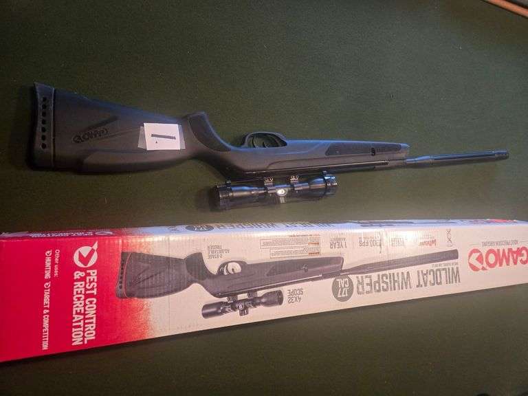 WILDCAT WHISPER .177 CAL CAMO 4X32 SCOPE (NIB)