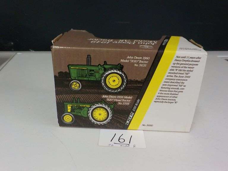 JOHN DEERE MODEL R DIE CAST METAL 1/16 NIB