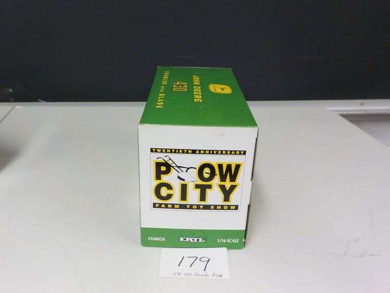 JOHN DEERE 430 CRAWLER BLADE DIE CAST 1/16 WITH 1/64 GOLD PLATED CRAWLER NIB