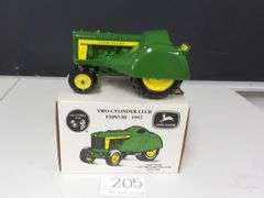 JOHN DEERE 620 PRCHARD TRACTOR TWO CYLIDER CLUB DIE CAST EXPO III 1992 NIB