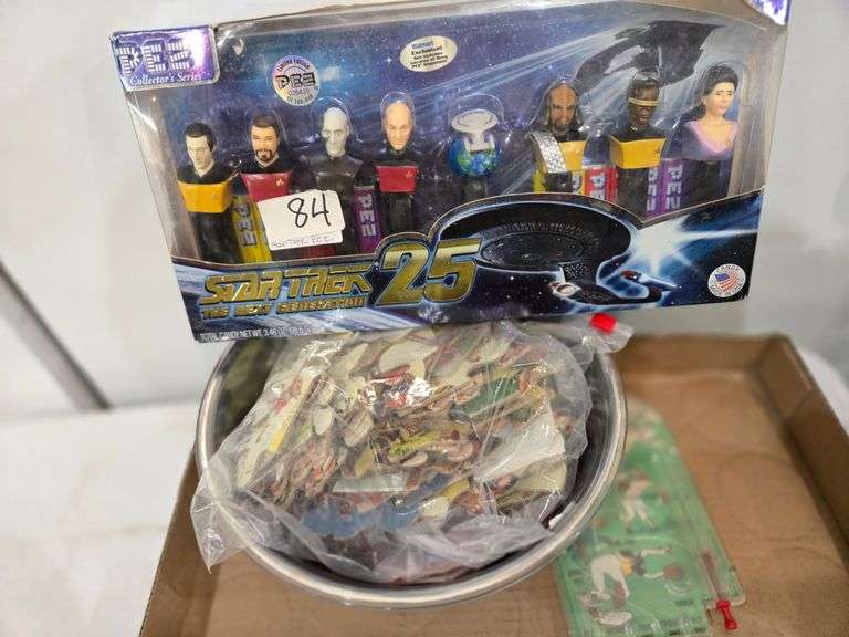 STAR TREK PEZ SET, INFINITY CHIPS - Ziemer Hilbrands Auctions