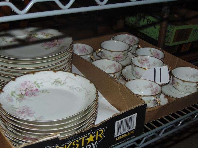 LIMOGES BALTIMORE PINK ROSE CHINA