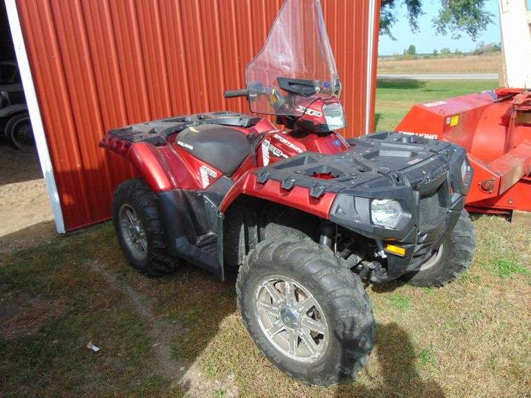POLARIS SPORTSMAN 850 ATV, 749 MILES, 122 HRS, ON DEMAND AWD