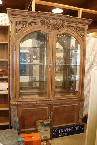 TALL CHINA CABINET 5' WIDE X 93" TALL