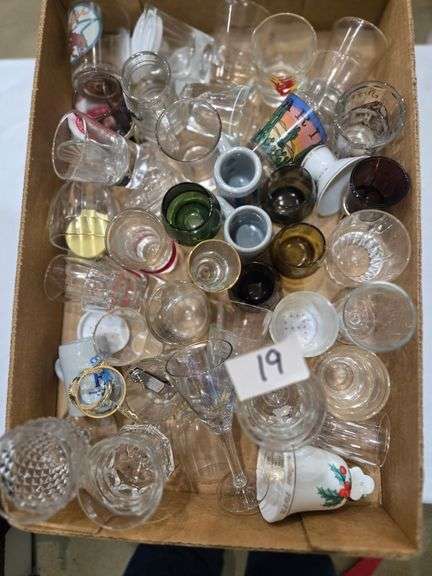 ASSORTED SHOT GLASSES