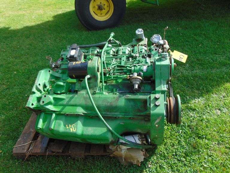 JD 404 DH MOTOR WAS RUNNING, OUT OF COMBINE
