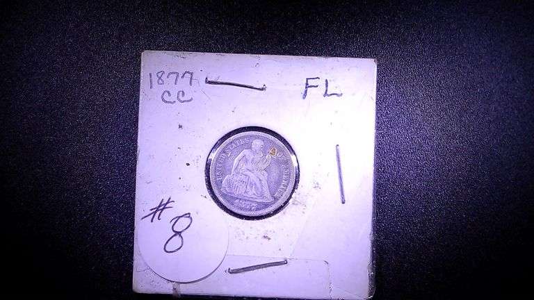 1877 CC S/L .10 VF FL