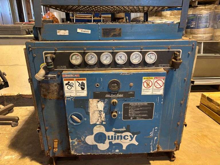 QUINCY HORIZONTAL 240/480 3 PHASE AIR COMPRESSOR