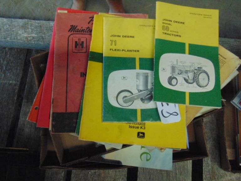 JOHN DEERE, INTERNATIONAL, OLIVER, MASSY, FORD SERVICE MANUALS