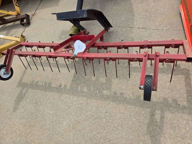 60" 2 BAR MULCHER FRONT MOUNT W JD MOUNTS AND HYDRAULIC CYLINDER