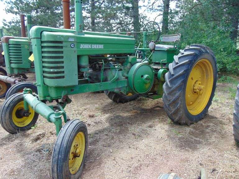 JD STYLED GW W/F ROCK SHAFT GOOD TIRES WATER PUMP WILL RUN SERIAL # 61887