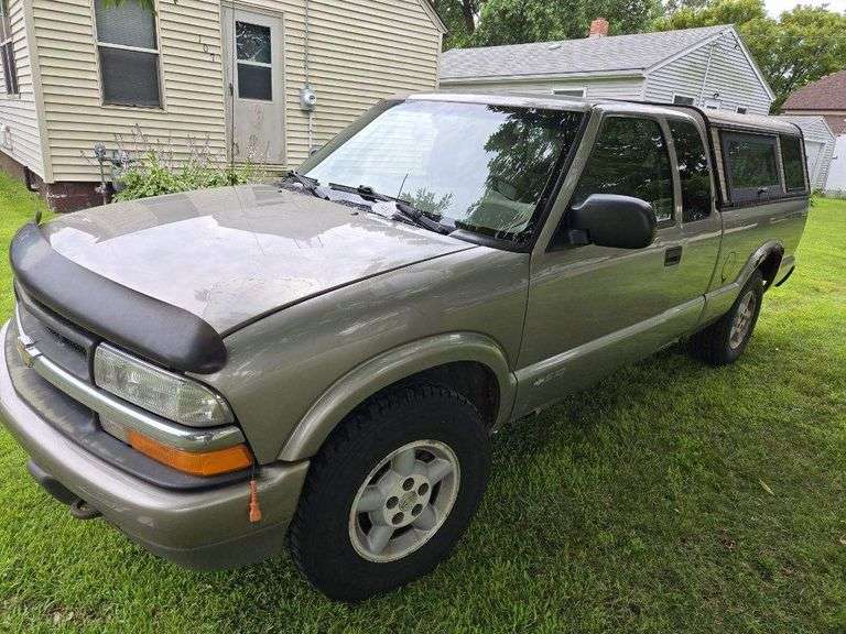 2000 CHEVY LS S-10 PICKUP, EXTENDED CAB 4.3L ENGINE, AUTOMATIC, 4X4 ...