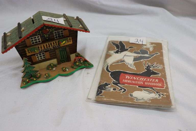 WINCHESTER AMMO HANDBOOK & WOOD CABIN BANK