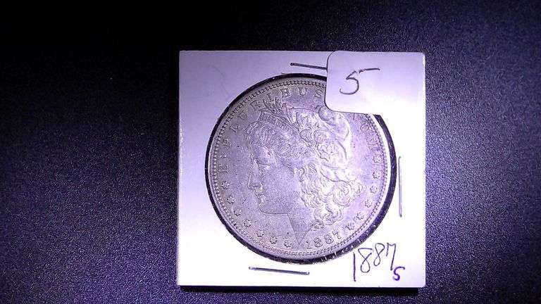 1887 S SILVER DOLLAR