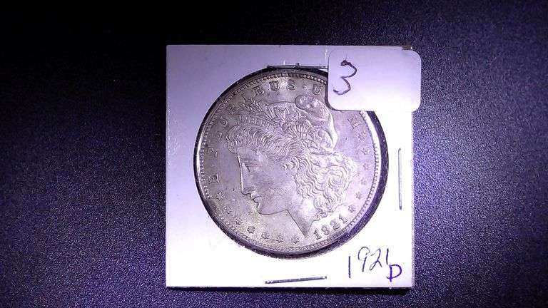1921 D SILVER DOLLAR