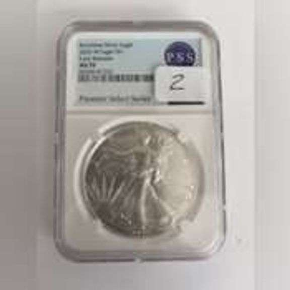 DEWEY ZEMLICKA ESTATE, COIN AUCTION, CLARA CITY MN, ONLINE ONLY
