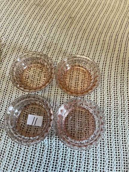 PINK DEPRESSION BOWLS