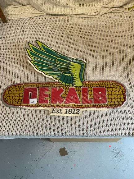 DEKALB METAL SIGN