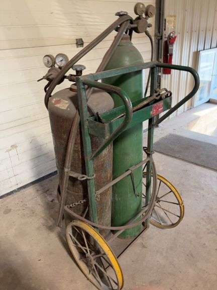 Acetylene torch with cart bill of sale with tanks
