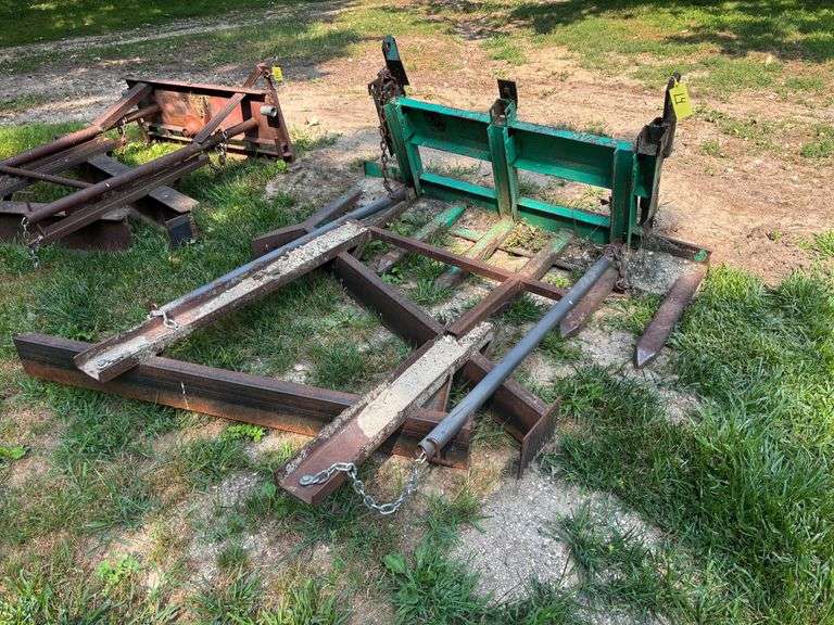 HOME BUILT QUICK ATTACH DRIVEWAY LEVELER.