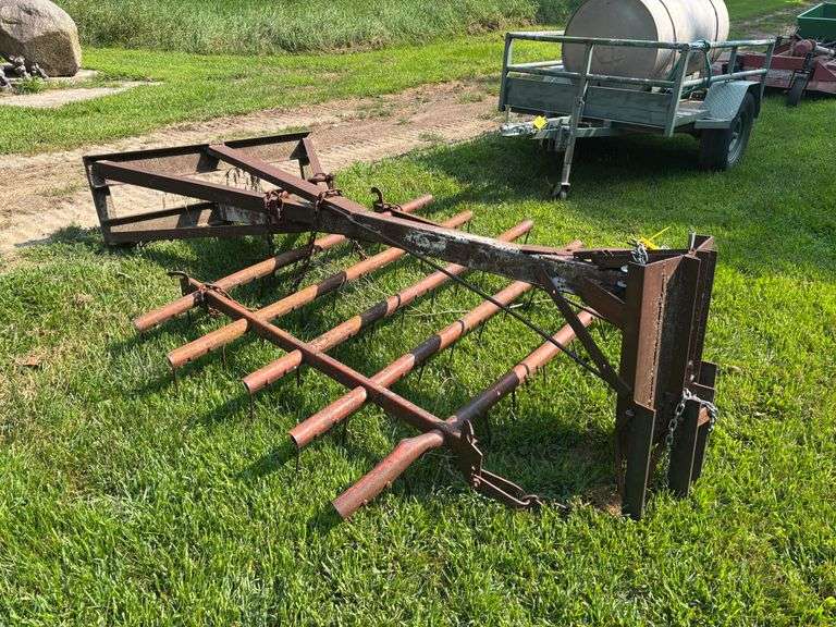 HOME BUILT QUICK ATTACH SPRING TOOTH DRAG.