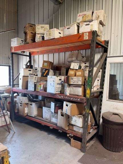 Orange pallet racking 8ft 3 shelves
